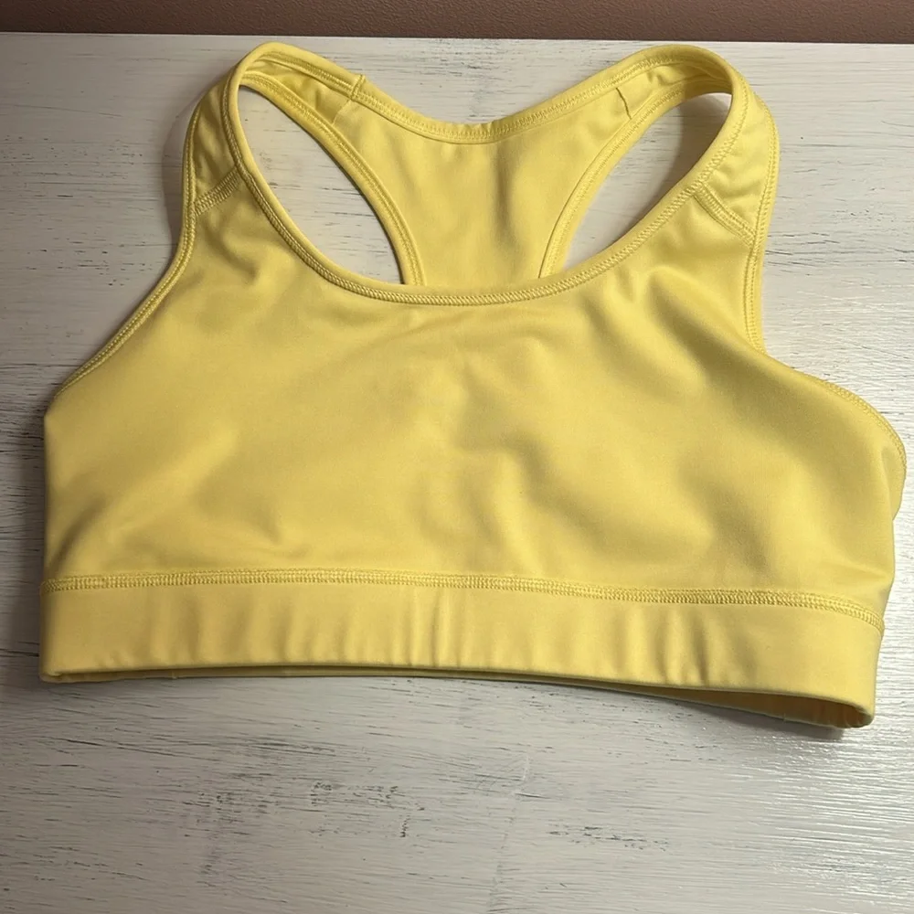 Nike Dri-Fit Yellow Sport Bra - Picture 6 of 10